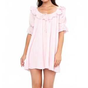 jasmine halter mini dress in pink luxe Show Me Your Mumu Jasmine Halter Mini Dress